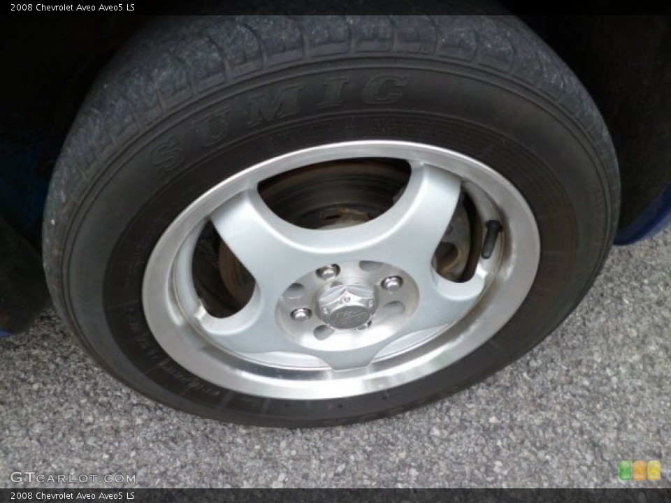 2008 Chevrolet Aveo Custom Wheel and Tire Photo #83502117