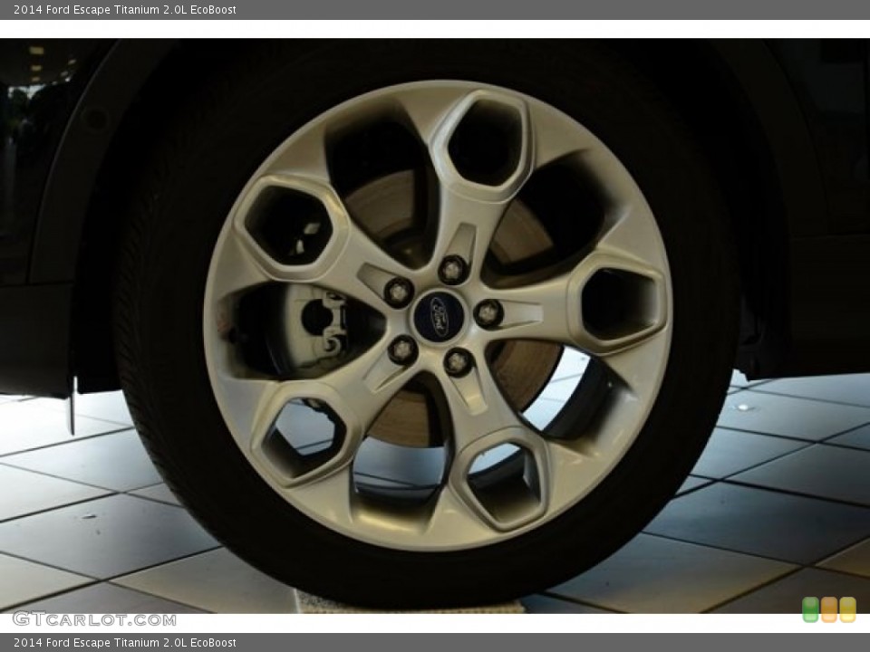 2014 Ford Escape Titanium 2.0L EcoBoost Wheel and Tire Photo #83502459