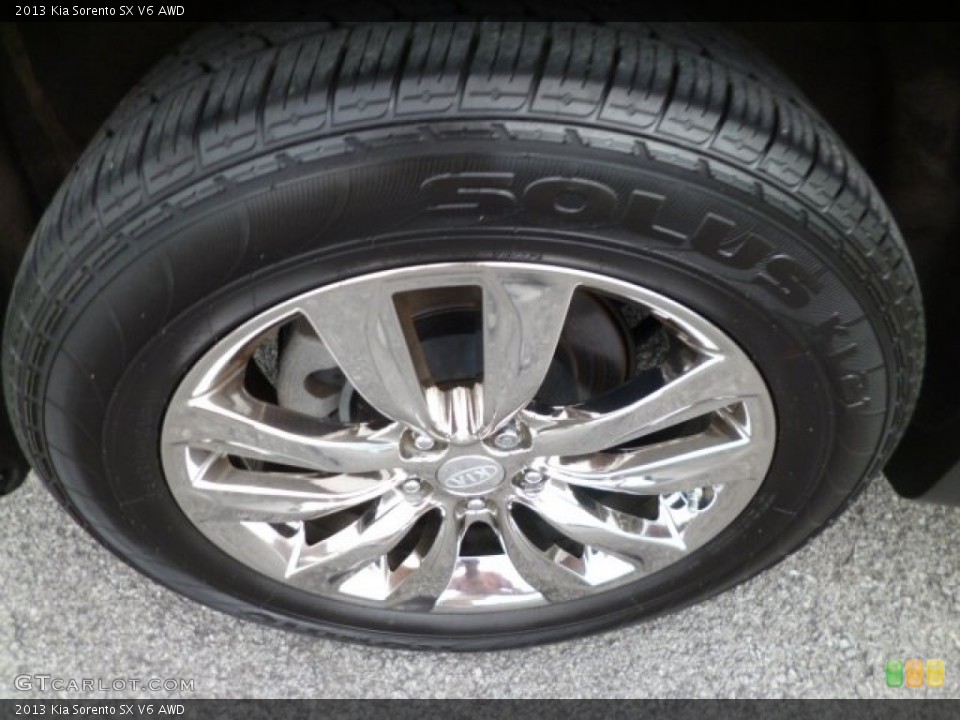 2013 Kia Sorento SX V6 AWD Wheel and Tire Photo #83504349
