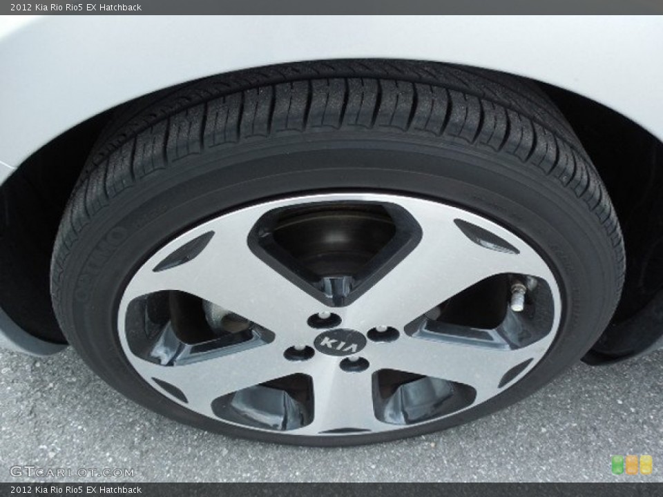 2012 Kia Rio Rio5 EX Hatchback Wheel and Tire Photo #83504490
