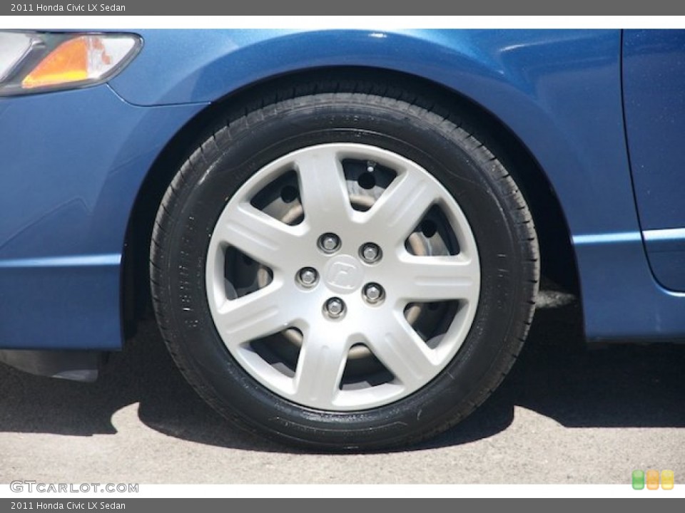 2011 Honda Civic LX Sedan Wheel and Tire Photo #83505780