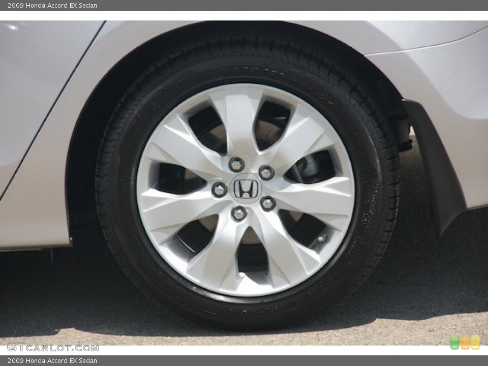 2009 Honda Accord EX Sedan Wheel and Tire Photo #83507922