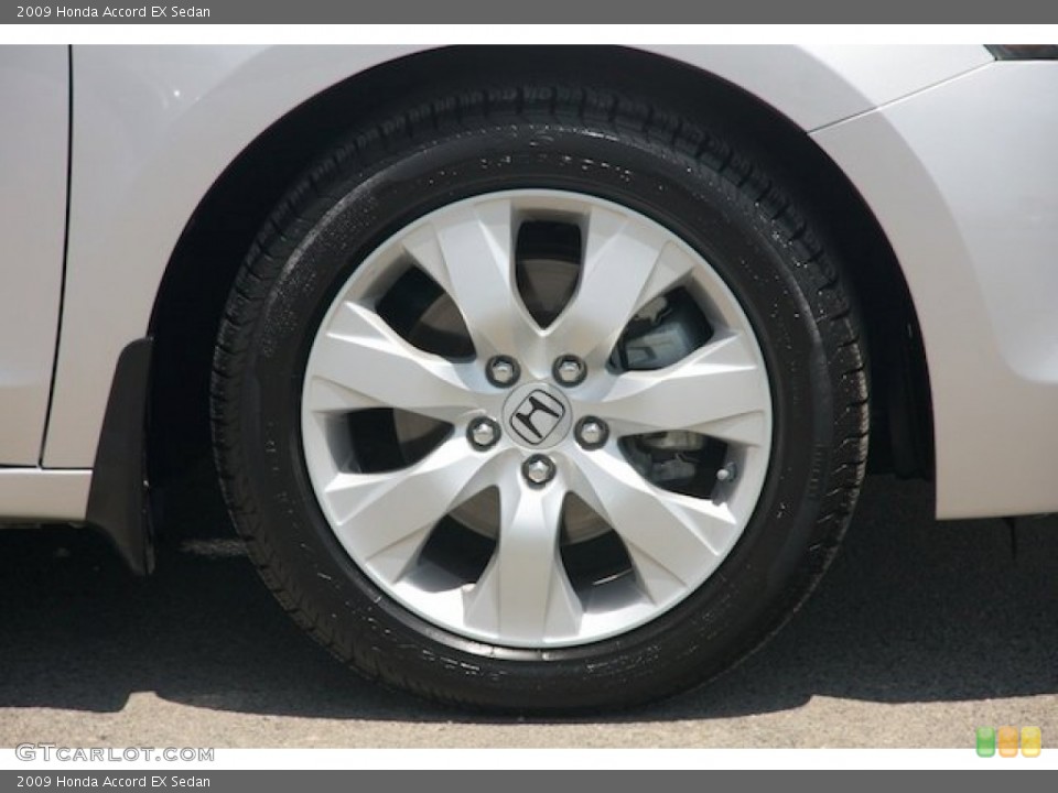 2009 Honda Accord EX Sedan Wheel and Tire Photo #83507958