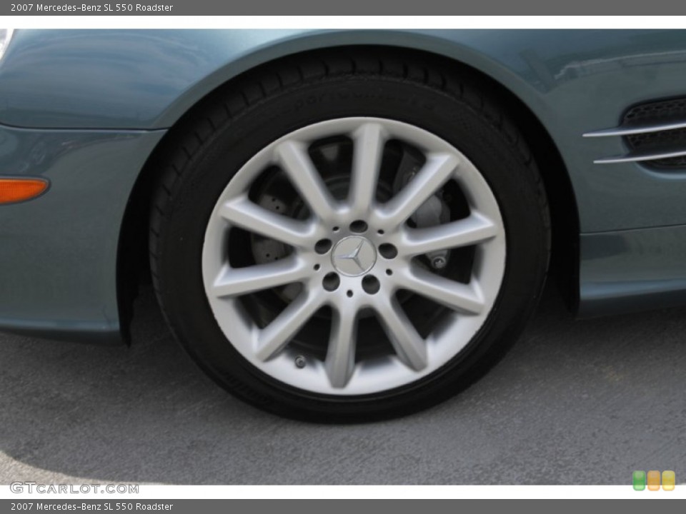 2007 Mercedes-Benz SL 550 Roadster Wheel and Tire Photo #83510838