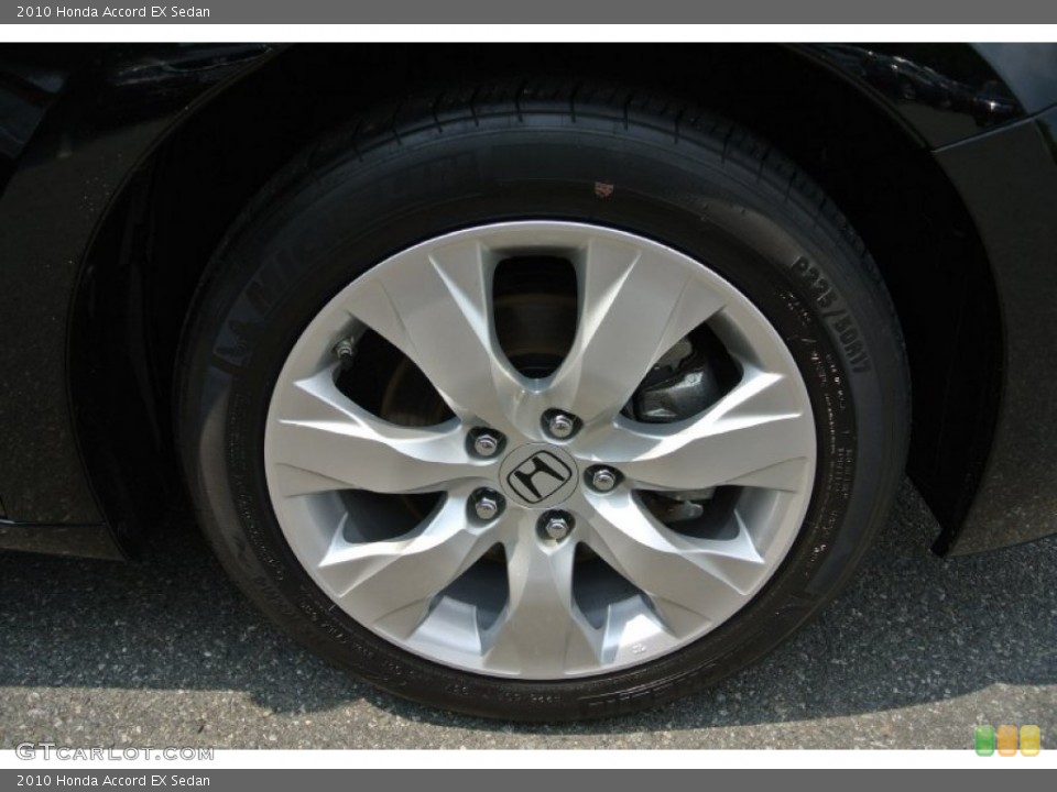 2010 Honda Accord EX Sedan Wheel and Tire Photo #83512230