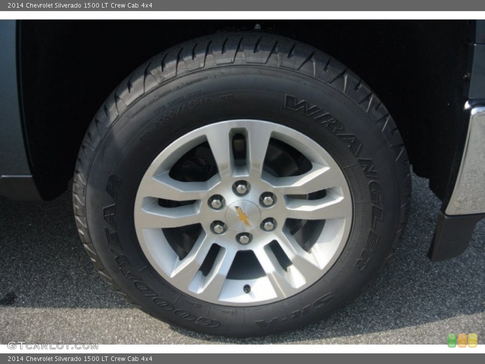 2014 Chevrolet Silverado 1500 LT Crew Cab 4x4 Wheel and Tire Photo #83516385