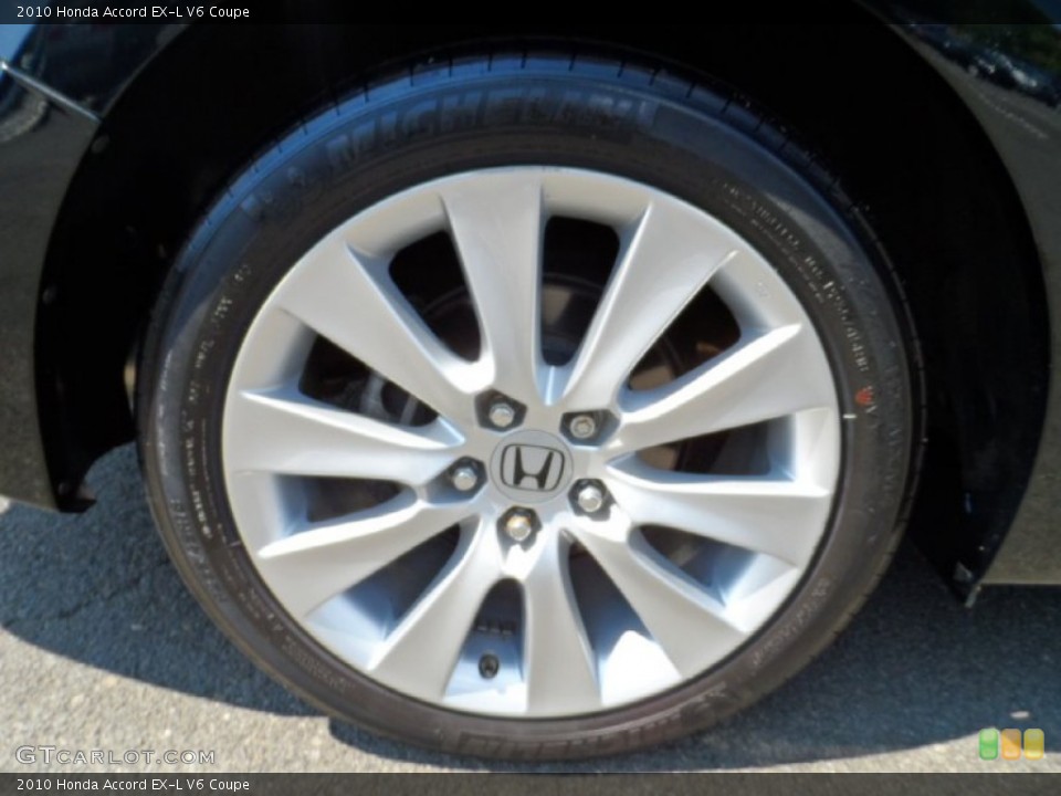 2010 Honda Accord EX-L V6 Coupe Wheel and Tire Photo #83539596