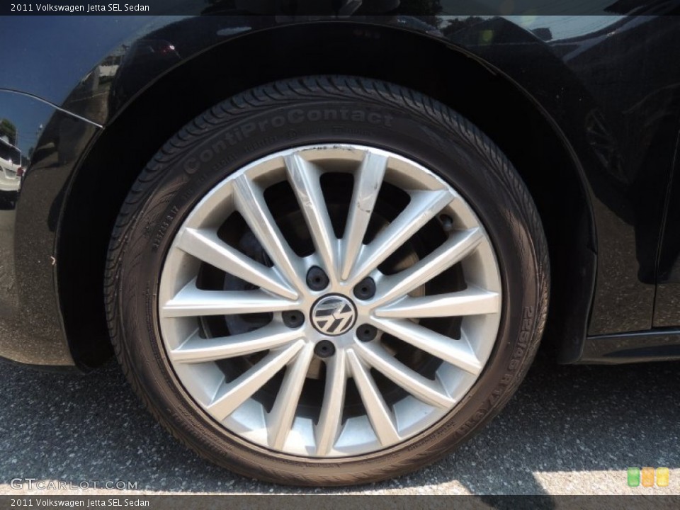 2011 Volkswagen Jetta SEL Sedan Wheel and Tire Photo #83539977