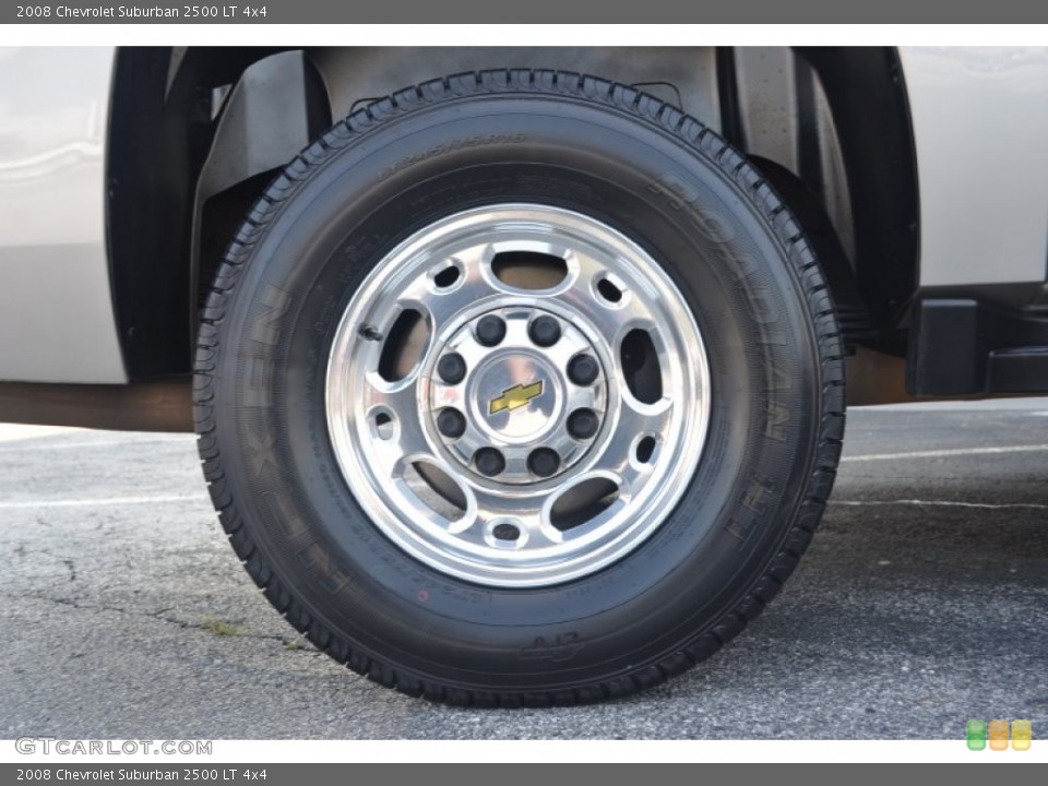 2008 Chevrolet Suburban 2500 LT 4x4 Wheel and Tire Photo #83540817