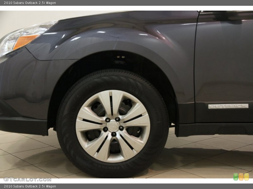 2010 Subaru Outback 2.5i Wagon Wheel and Tire Photo #83545230