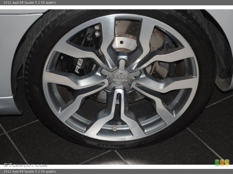 2012 Audi R8 Spyder 5.2 FSI quattro Wheel and Tire Photo #83546616