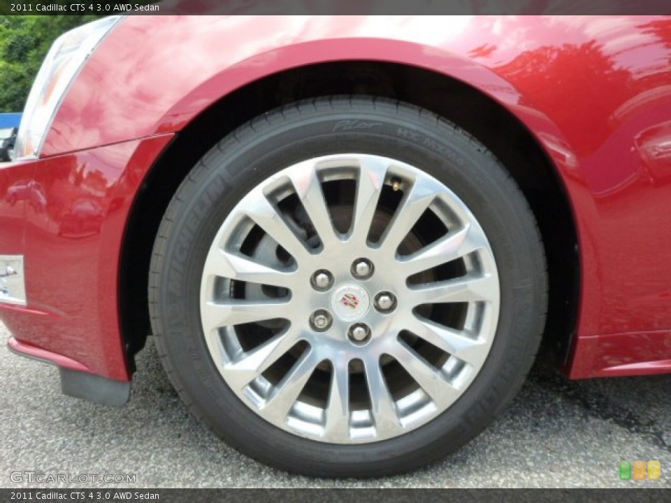 2011 Cadillac CTS 4 3.0 AWD Sedan Wheel and Tire Photo #83549526