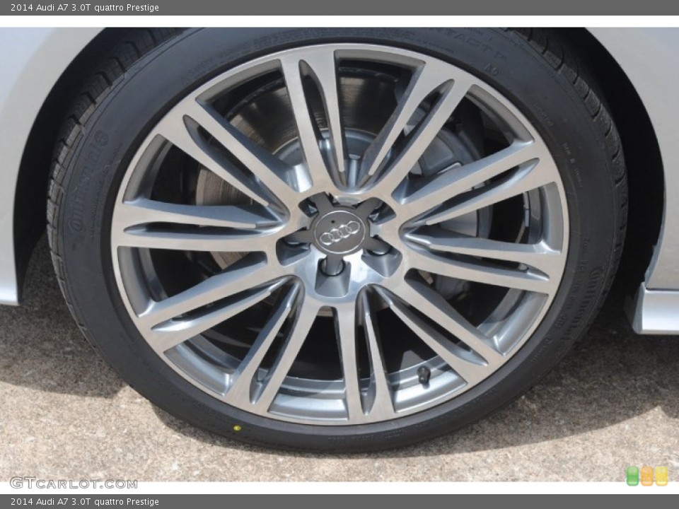 2014 Audi A7 3.0T quattro Prestige Wheel and Tire Photo #83554611