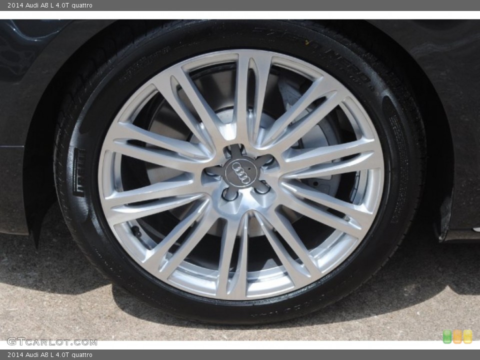 2014 Audi A8 L 4.0T quattro Wheel and Tire Photo #83556255
