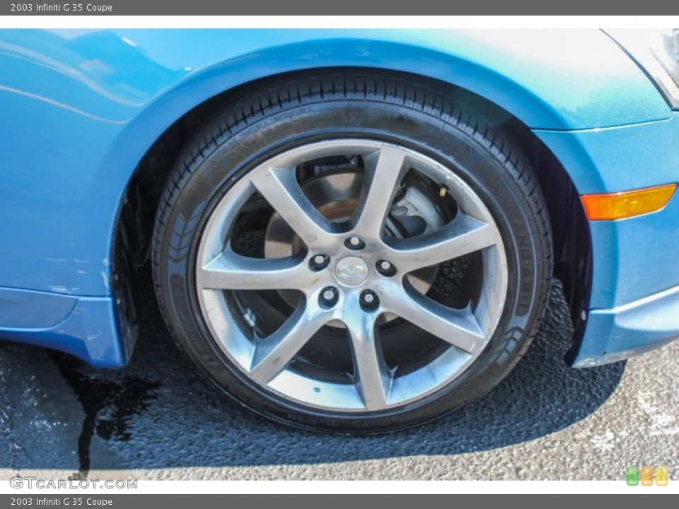 2003 Infiniti G 35 Coupe Wheel and Tire Photo #83557581