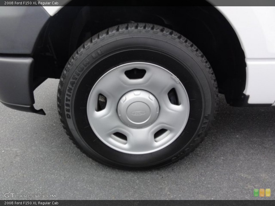 2008 Ford F150 XL Regular Cab Wheel and Tire Photo #83558508