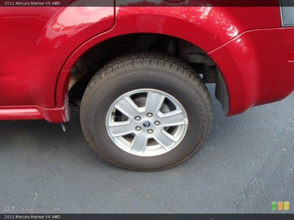 2011 Mercury Mariner V6 AWD Wheel and Tire Photo #83569782