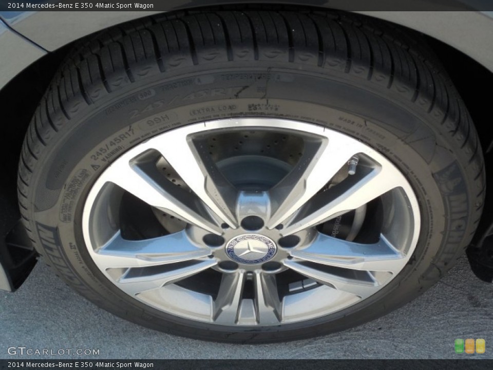 2014 Mercedes-Benz E 350 4Matic Sport Wagon Wheel and Tire Photo #83575020