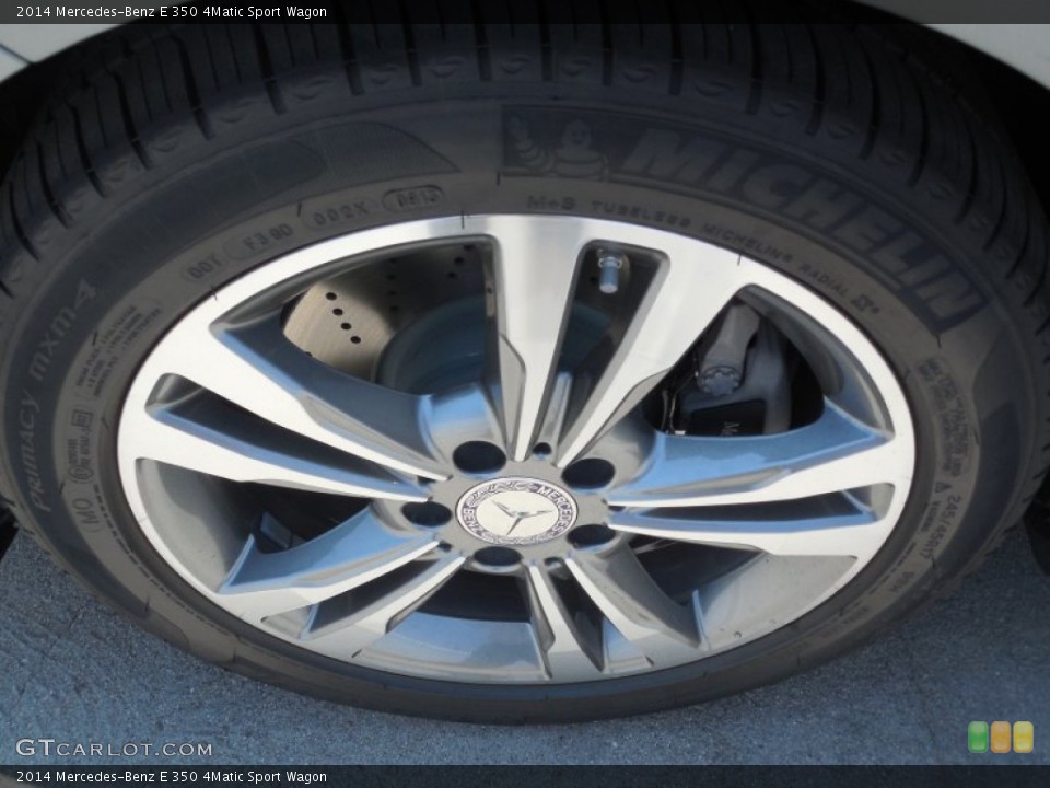 2014 Mercedes-Benz E 350 4Matic Sport Wagon Wheel and Tire Photo #83575845