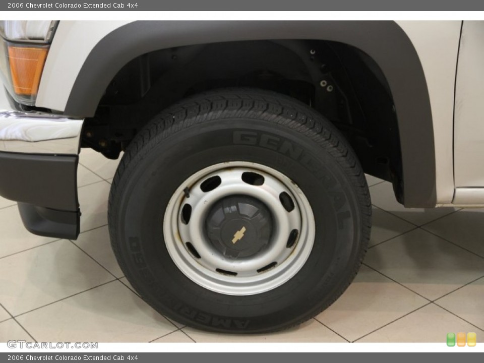 2006 Chevrolet Colorado Extended Cab 4x4 Wheel and Tire Photo #83580024