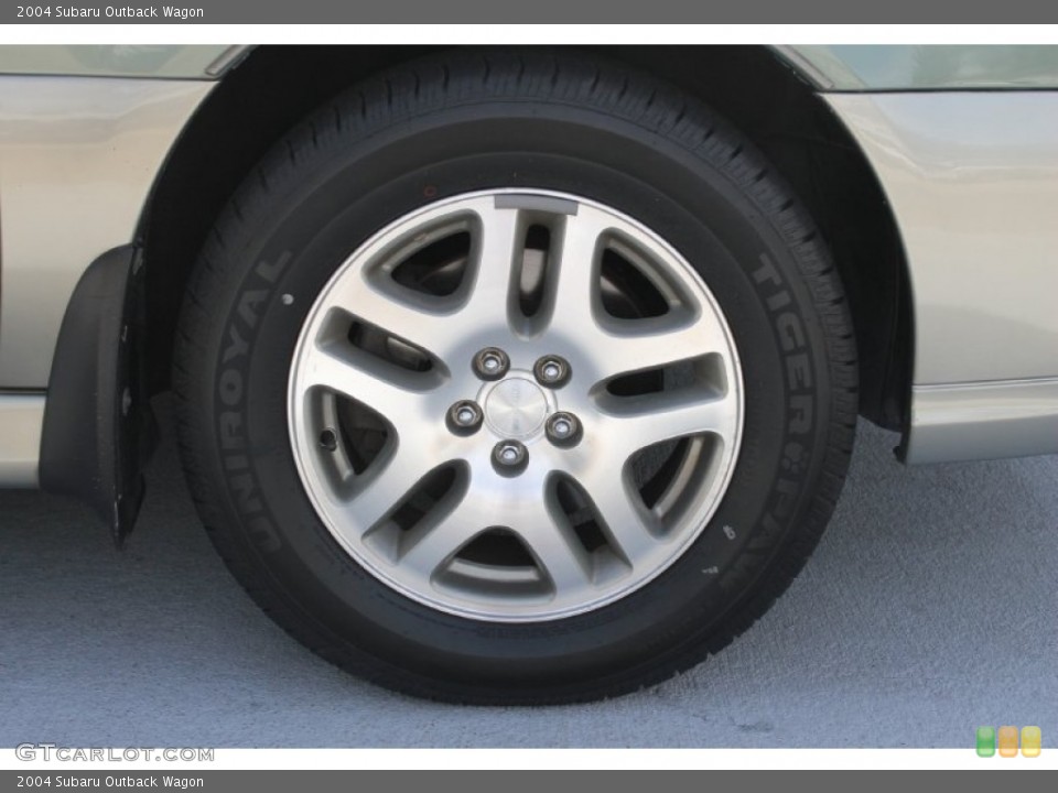 2004 Subaru Outback Wagon Wheel and Tire Photo #83583900