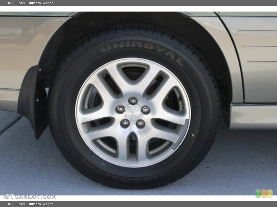 2004 Subaru Outback Wagon Wheel and Tire Photo #83583951