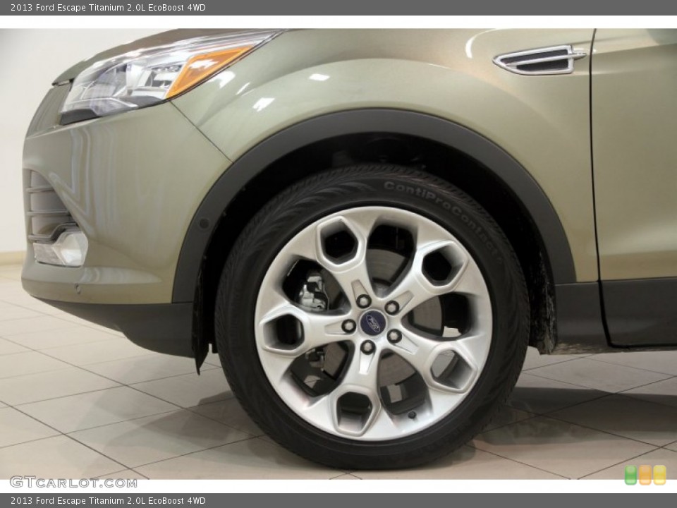 2013 Ford Escape Titanium 2.0L EcoBoost 4WD Wheel and Tire Photo #83588624