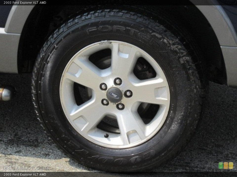 2003 Ford Explorer XLT AWD Wheel and Tire Photo #83591880