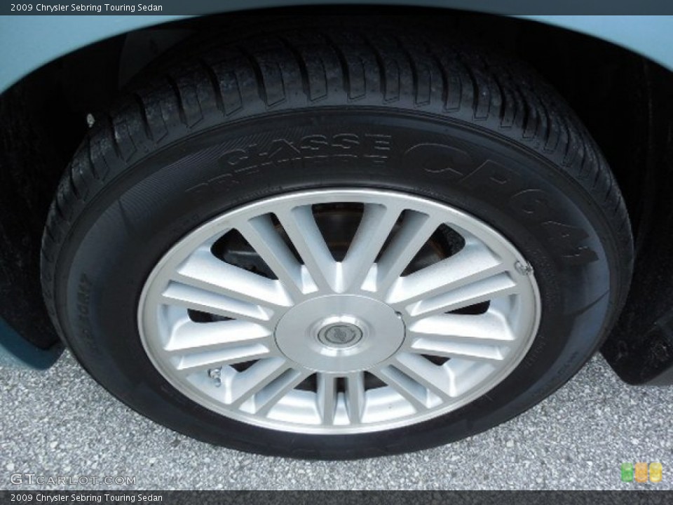 2009 Chrysler Sebring Touring Sedan Wheel and Tire Photo #83596590