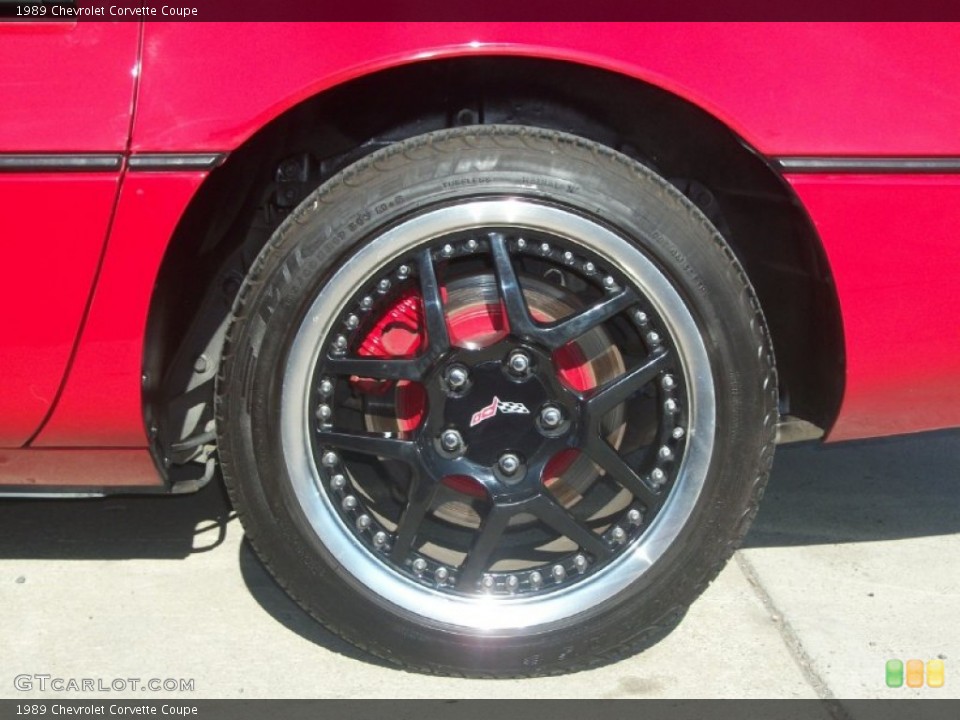 1989 Chevrolet Corvette Custom Wheel and Tire Photo #83613310