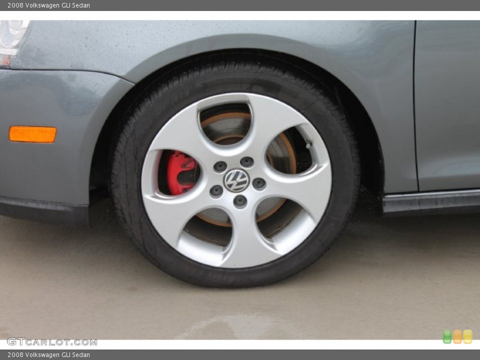 2008 Volkswagen GLI Sedan Wheel and Tire Photo #83620344