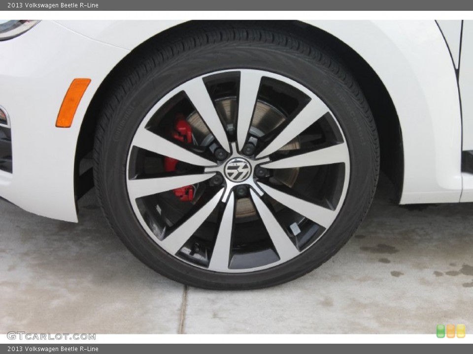 2013 Volkswagen Beetle R-Line Wheel and Tire Photo #83621760