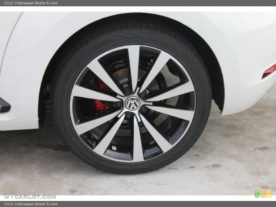 2013 Volkswagen Beetle R-Line Wheel and Tire Photo #83621772