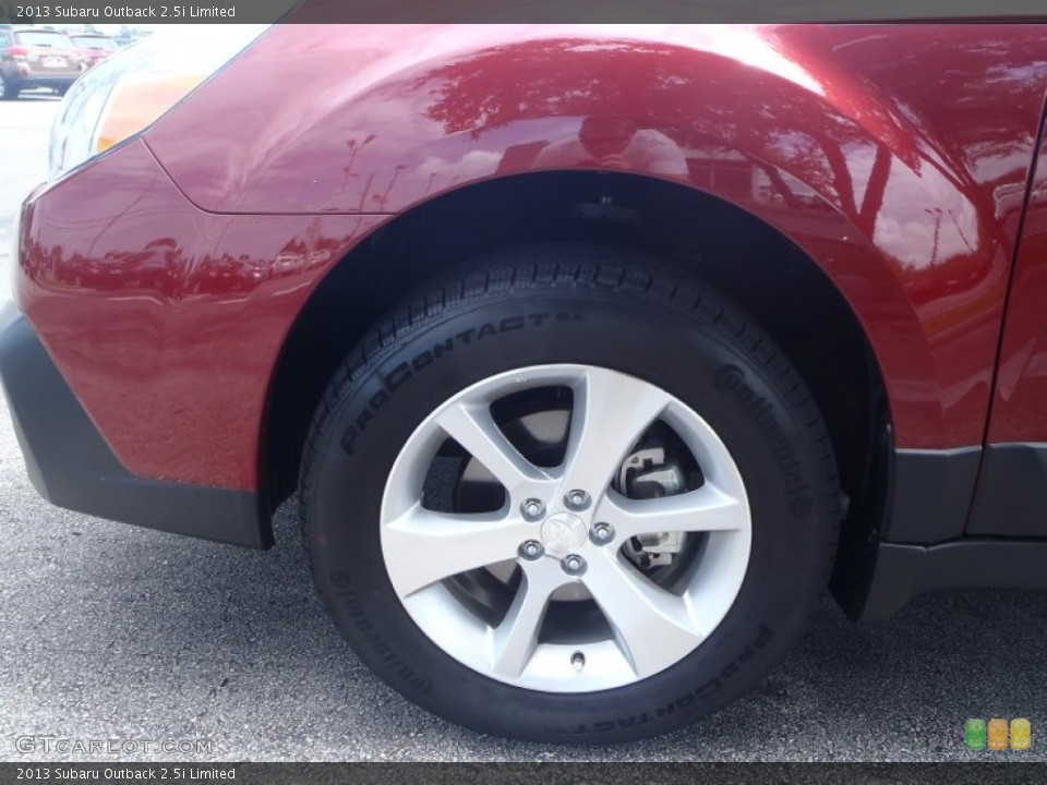 2013 Subaru Outback 2.5i Limited Wheel and Tire Photo #83625352