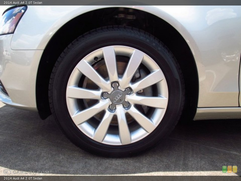 2014 Audi A4 2.0T Sedan Wheel and Tire Photo #83627548