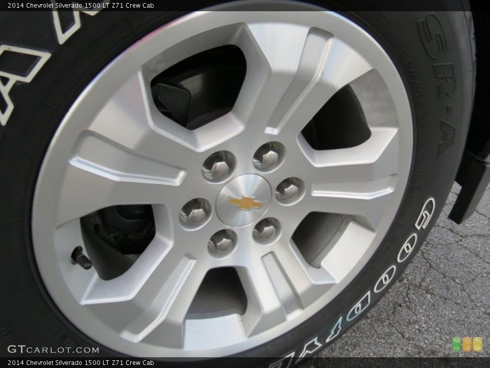 2014 Chevrolet Silverado 1500 LT Z71 Crew Cab Wheel and Tire Photo #83628220