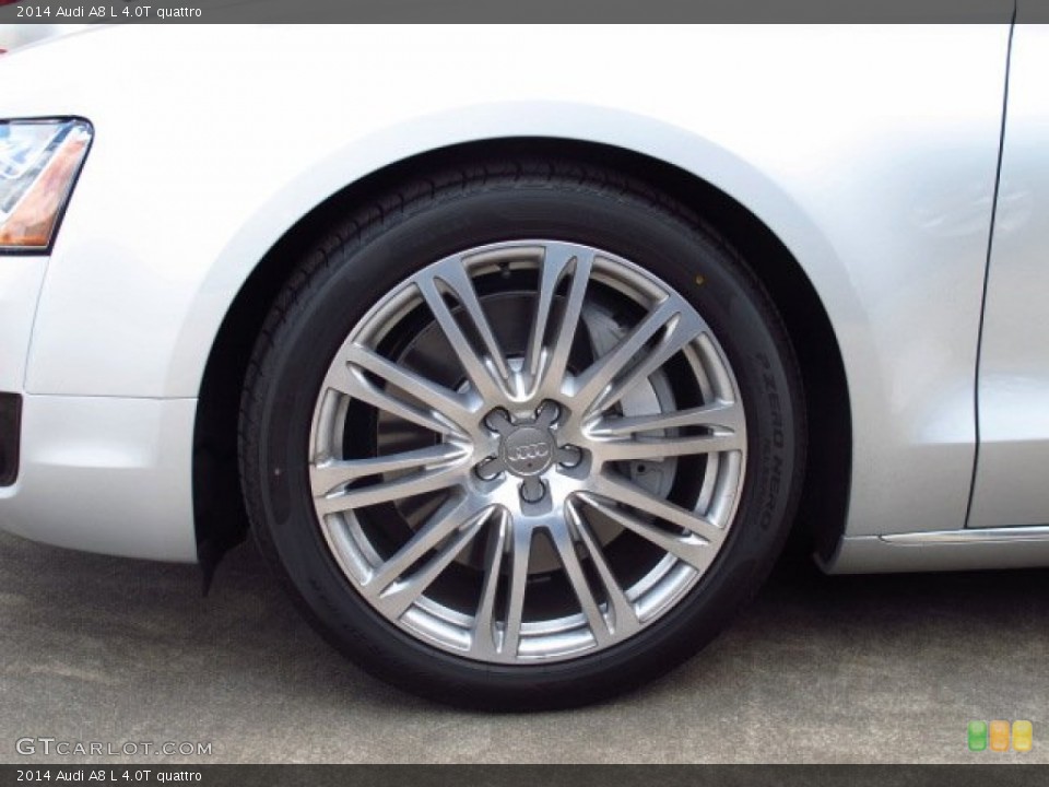 2014 Audi A8 L 4.0T quattro Wheel and Tire Photo #83628253