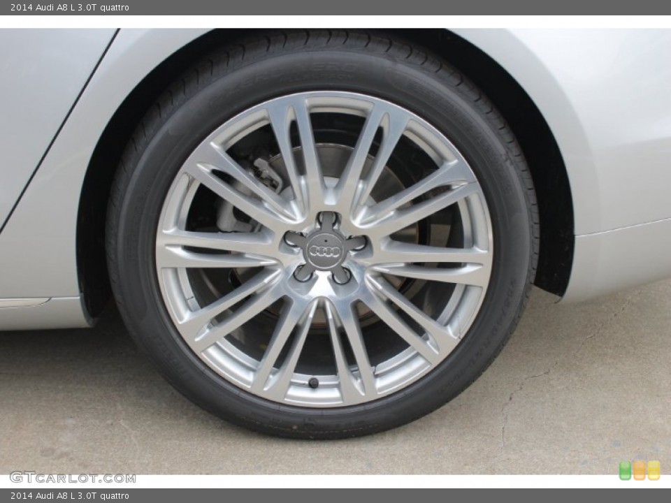 2014 Audi A8 L 3.0T quattro Wheel and Tire Photo #83631883