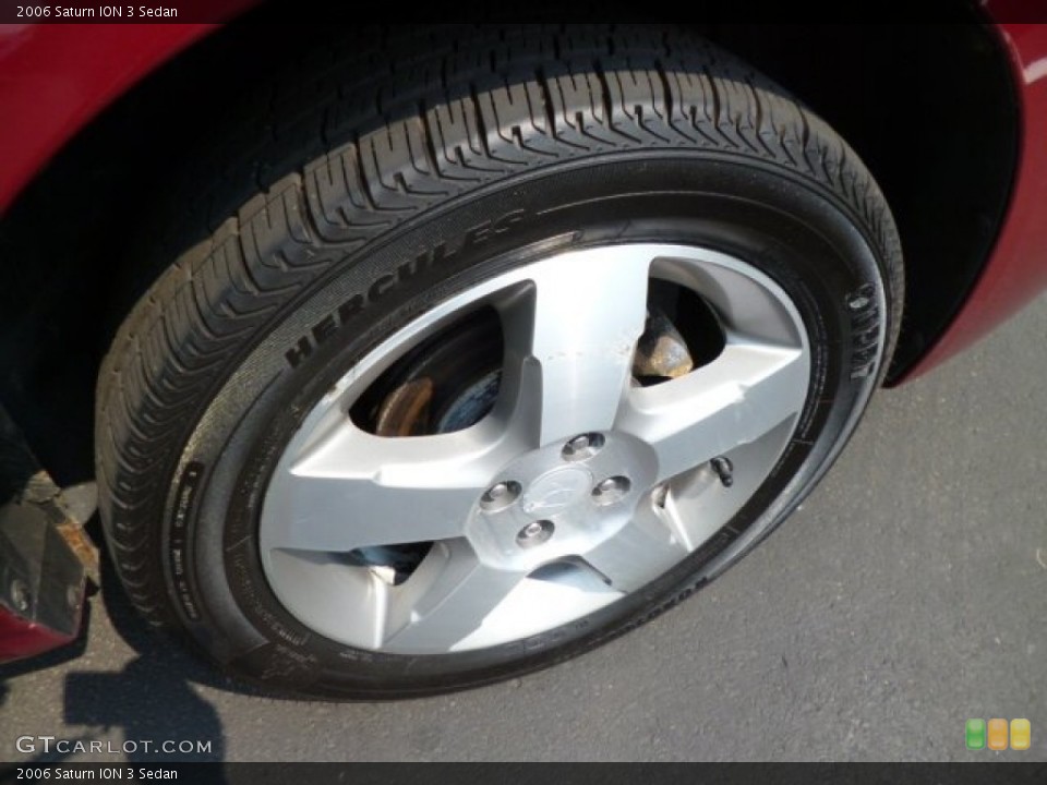 2006 Saturn ION 3 Sedan Wheel and Tire Photo #83646493