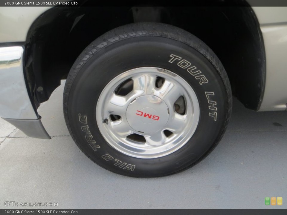 2000 GMC Sierra 1500 SLE Extended Cab Wheel and Tire Photo #83647036