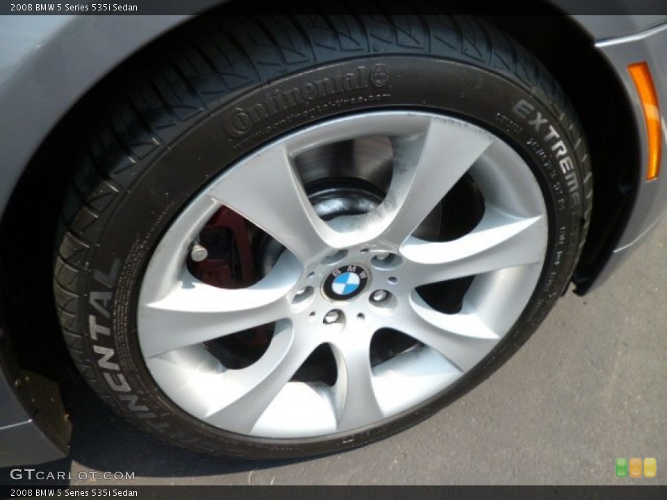 2008 BMW 5 Series 535i Sedan Wheel and Tire Photo #83649341