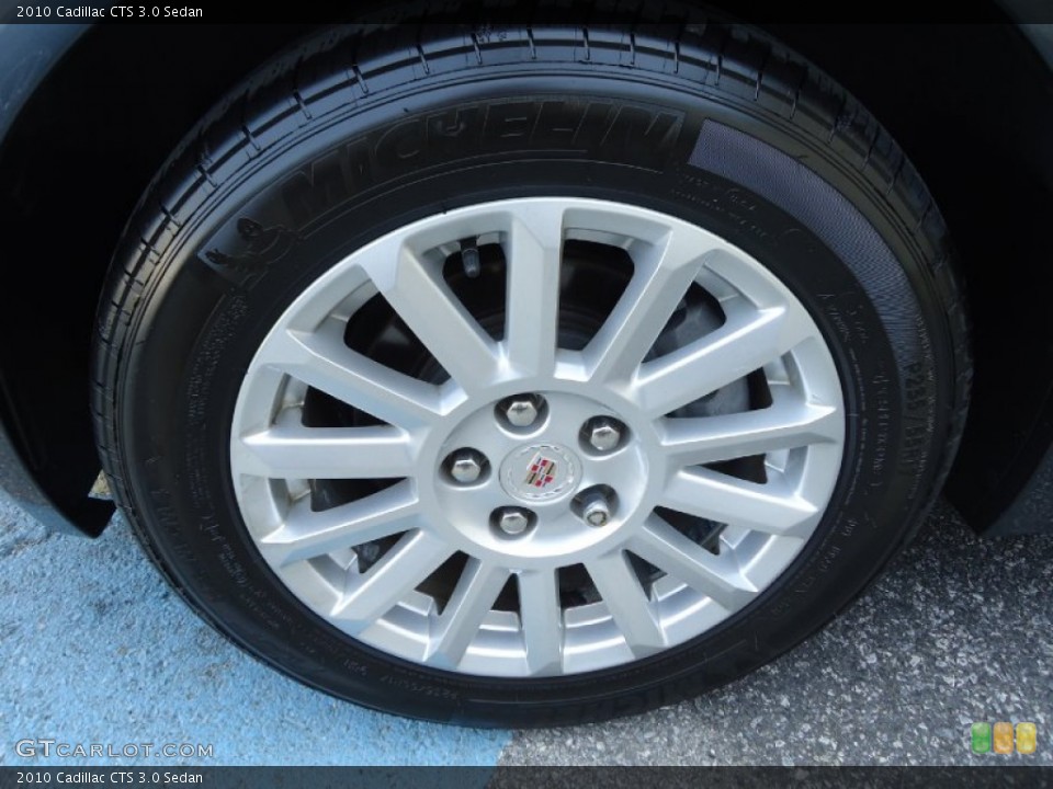 2010 Cadillac CTS 3.0 Sedan Wheel and Tire Photo #83660230