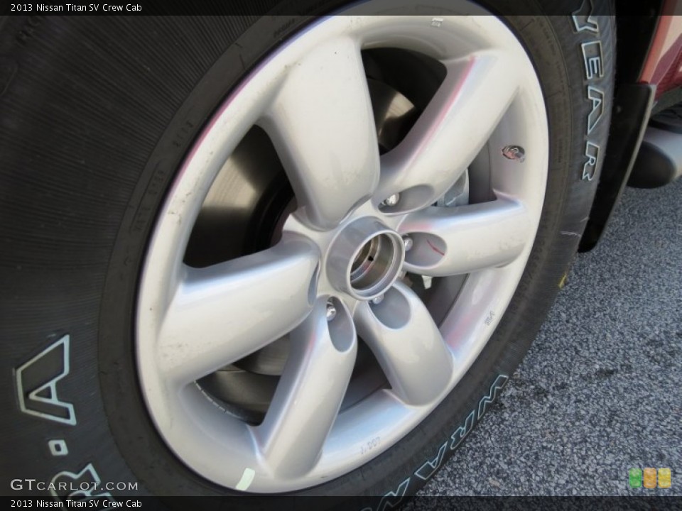 2013 Nissan Titan SV Crew Cab Wheel and Tire Photo #83664400