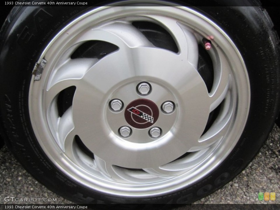 1993 Chevrolet Corvette 40th Anniversary Coupe Wheel and Tire Photo #83676898