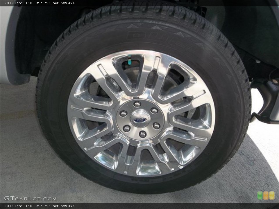 2013 Ford F150 Platinum SuperCrew 4x4 Wheel and Tire Photo #83685648
