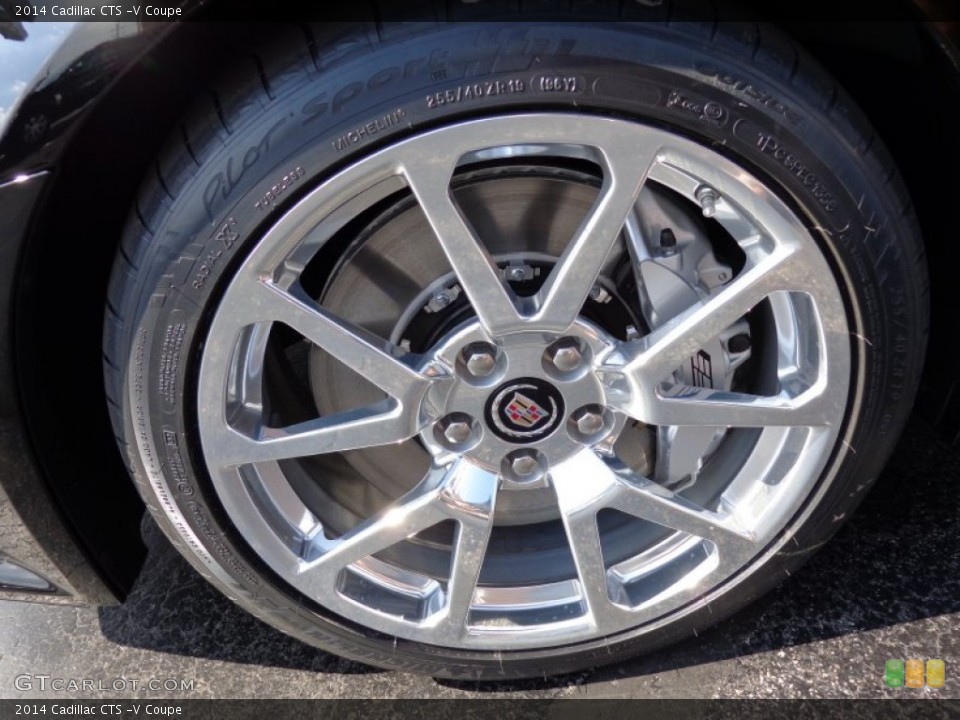 2014 Cadillac CTS -V Coupe Wheel and Tire Photo #83693758
