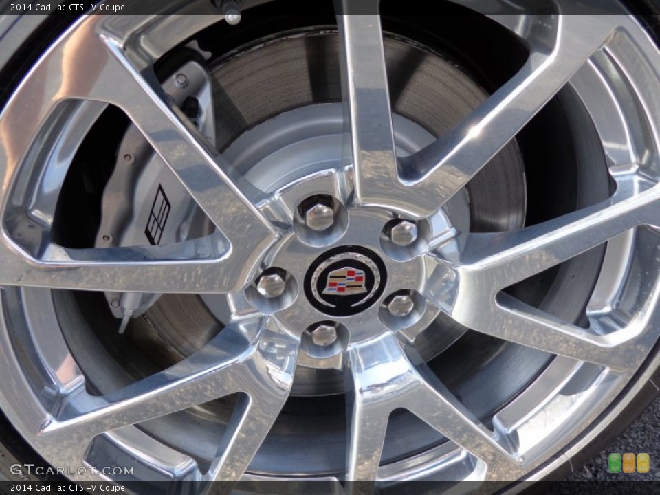 2014 Cadillac CTS -V Coupe Wheel and Tire Photo #83693780
