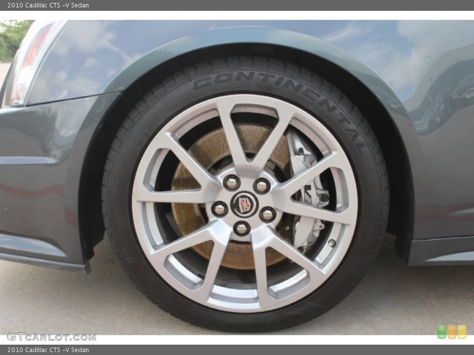 2010 Cadillac CTS -V Sedan Wheel and Tire Photo #83700501