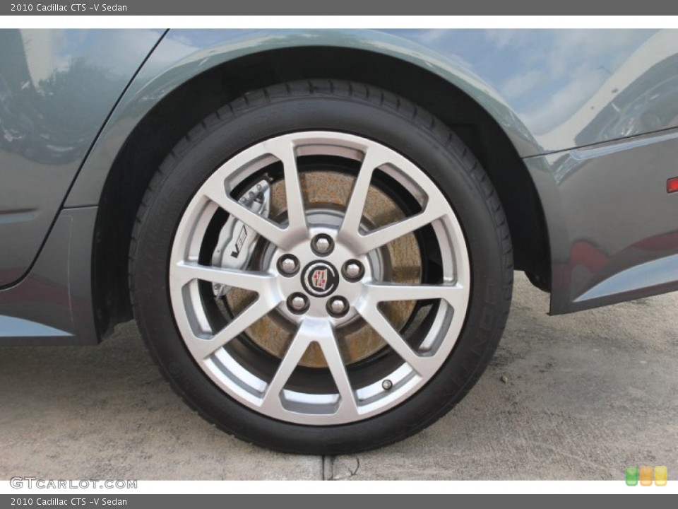 2010 Cadillac CTS -V Sedan Wheel and Tire Photo #83700541
