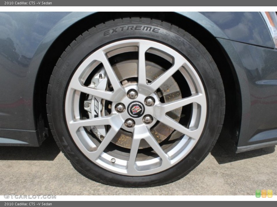 2010 Cadillac CTS -V Sedan Wheel and Tire Photo #83700658